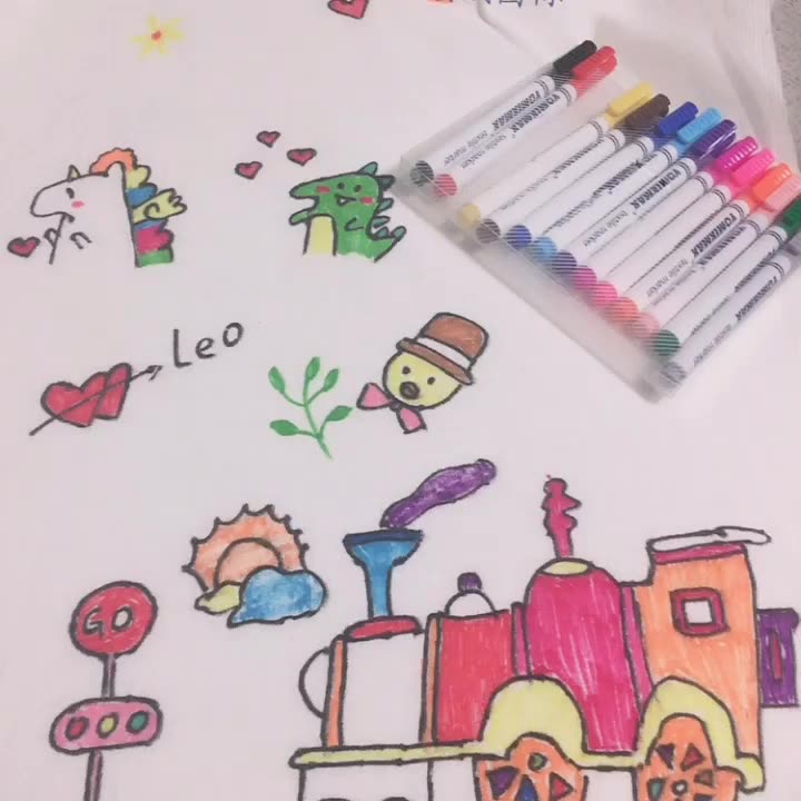 أقلام صبغ الأقمشة الدائمة