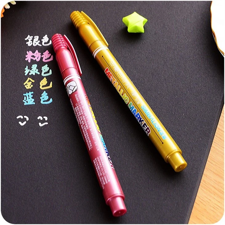 5 Pcs Metallic Color Marker Pen